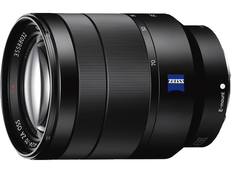 SONY Alpha Vario-Tessar T* FE 24-70mm F4 ZA OSS - Zoomobjektiv(Sony E-Mount, Vollformat)