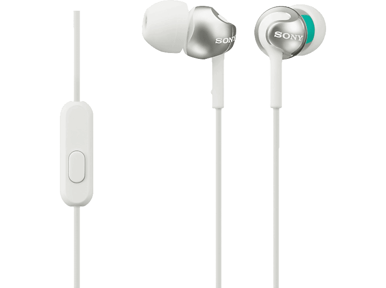 SONY MDR-EX110APW - Kopfhörer (In-ear, Weiss)
