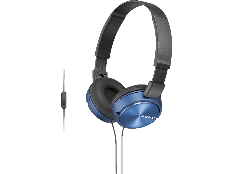 SONY MDR-ZX310APL - Kopfhörer (On-ear, Blau)
