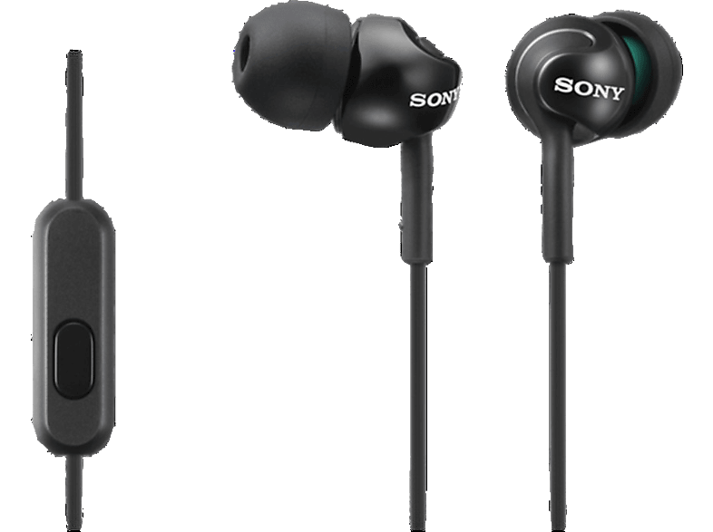 SONY MDR-EX110APB - Kopfhörer (In-ear, Schwarz)