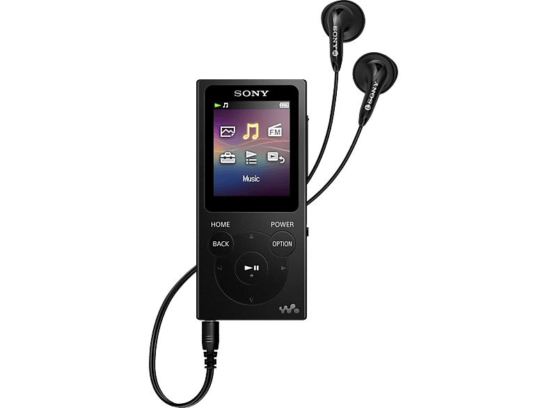 SONY NW-E394B - MP3 Player (8 GB, Schwarz)