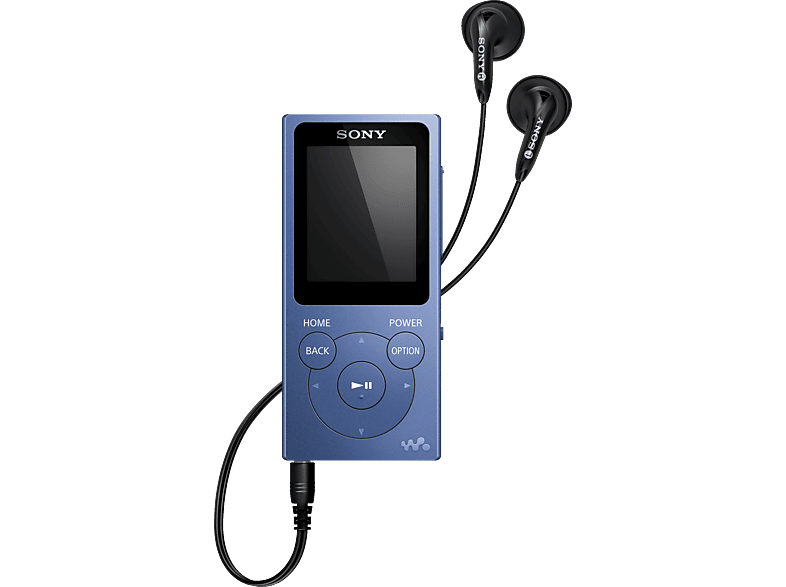 SONY NW-E394L - MP3 Player (8 GB, Blau)