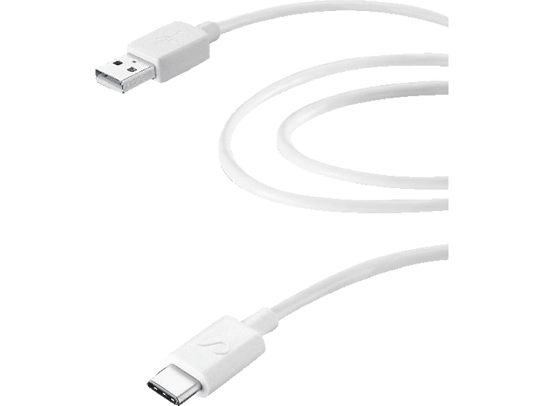 CELLULAR LINE Ladekabel - Daten- und (Weiss)