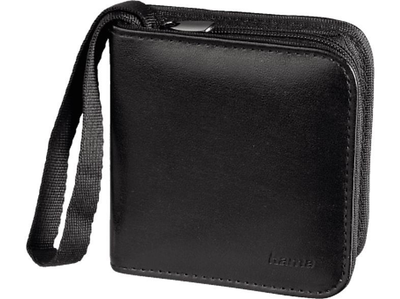 HAMA Speicherkarten-Tasche - Kapazität: 12 SD Karten- Schwarz (Schwarz)