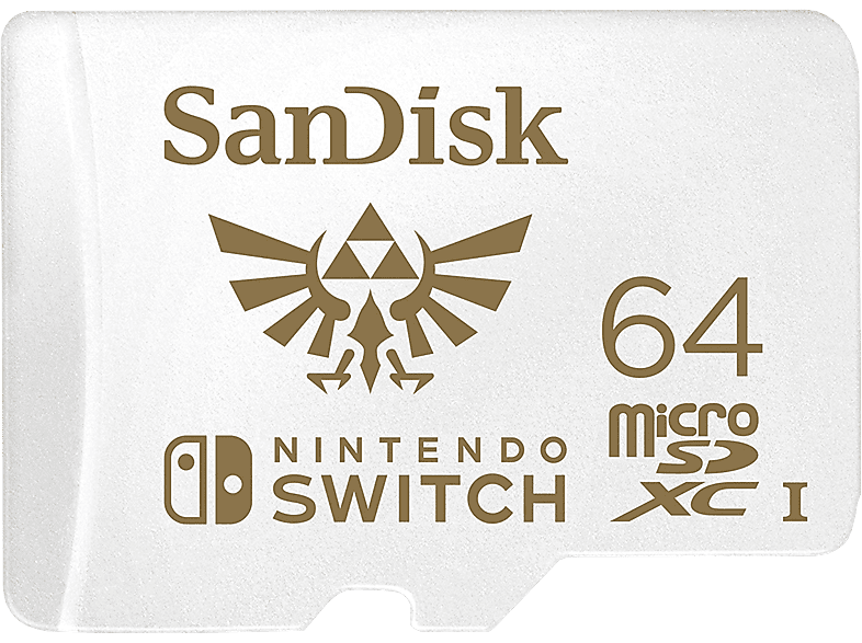 SANDISK Nintendo Switch - MIC-SDX Extreme 64GB Speicherkarte (Weiss)