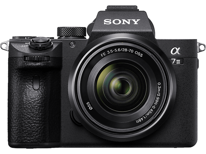 SONY Alpha 7 III ILCE7M3 + FE 28-70 mm F3.5-5.6 - Systemkamera Schwarz