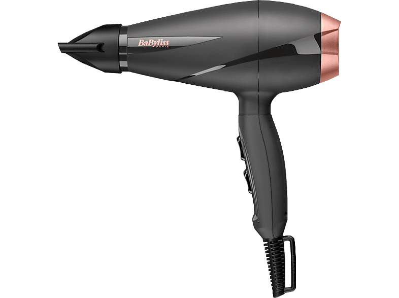 BABYLISS 6709 DCHE Smooth Pro - Haartrockner (Schwarz/Rosegold)