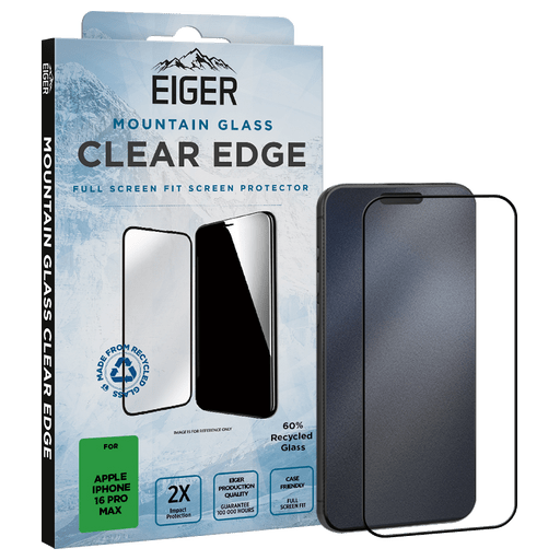 Eiger iPhone 16 Pro Max Display-Schutzglas