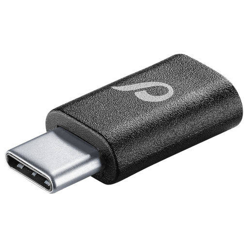 cellularline Adapter Micro USB 3.1 zu USB-C Schwarz Schwarz