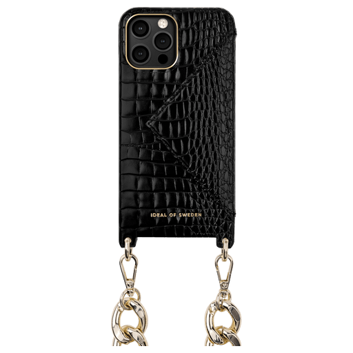 iDeal of Sweden iPhone 12/12 Pro Handyhülle Croco Black