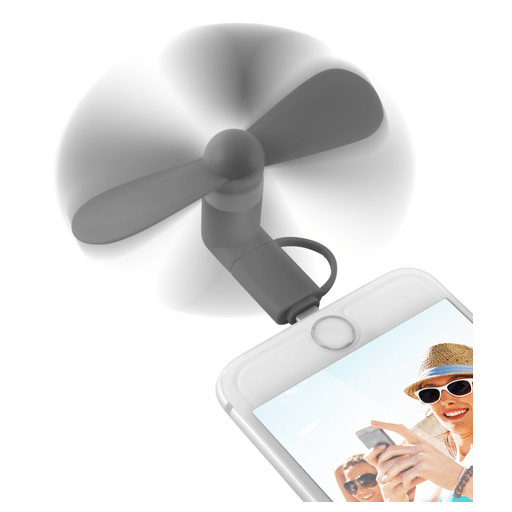 itStyle Funny Air Micro USB Lightning Adapter Schwarz