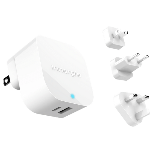 Innergie Ladegerät 220V USB/USB C Weiss ohne Kabel Weiss