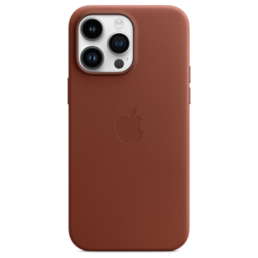 Apple iPhone 14 Pro Max Handyhülle Leder mit MagSafe Braun
