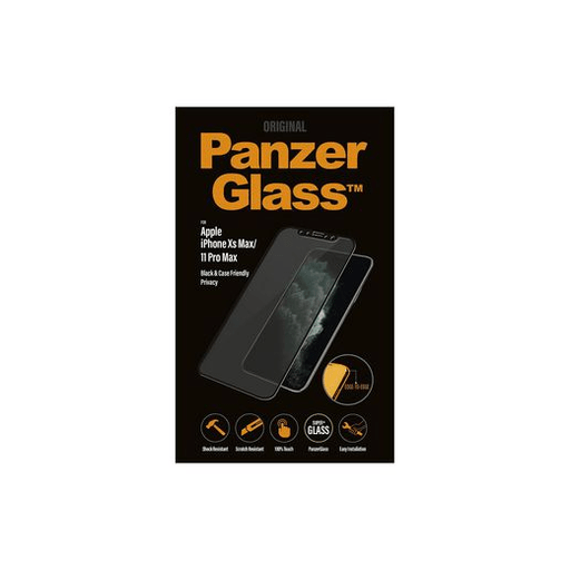 Panzer Glass iPhone 11 Pro Max Display-Schutzfolie Privacy schwarz Schwarz