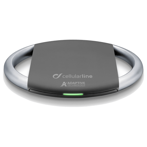 cellularline Wireless Handy Ladegerät Plate Fast Charging Schwarz