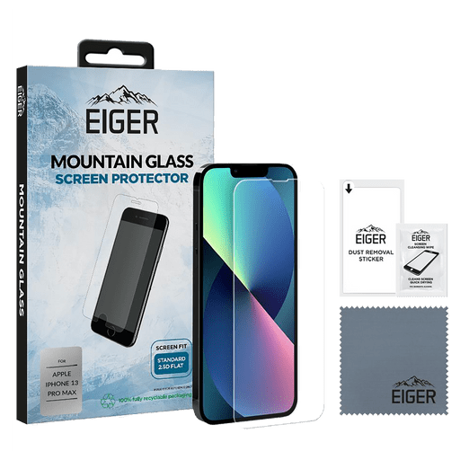 Eiger iPhone 14 Plus/13 Pro Max 2.5D Display-Schutzglas