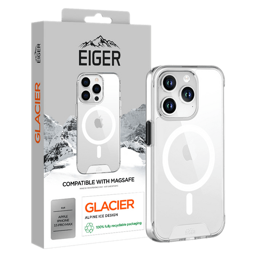 Eiger iPhone 15 Pro Max Handyhülle mit MagSafe Glacier