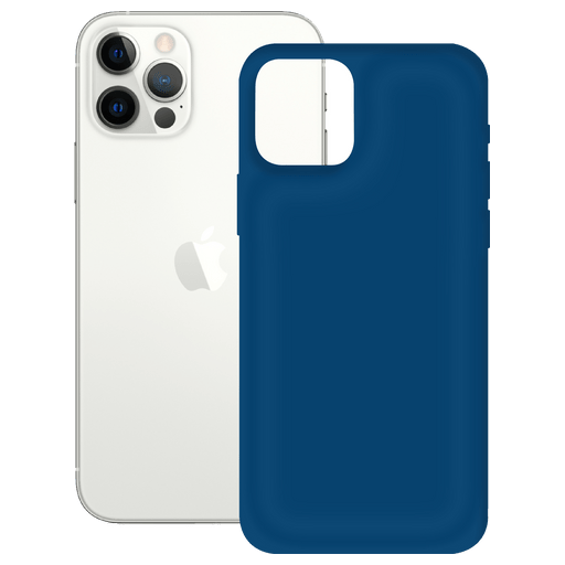 itStyle iPhone 12/12 Pro Handyhülle Silikon Blau
