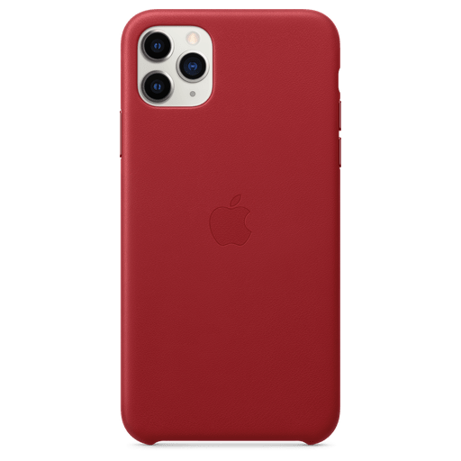 Apple iPhone 11 Pro Max Handyhülle Leder Rot