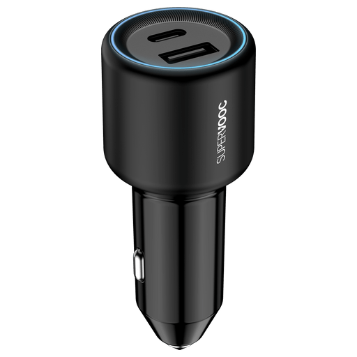 OPPO Auto Ladegerät USB A/USB C 30/50W Schwarz