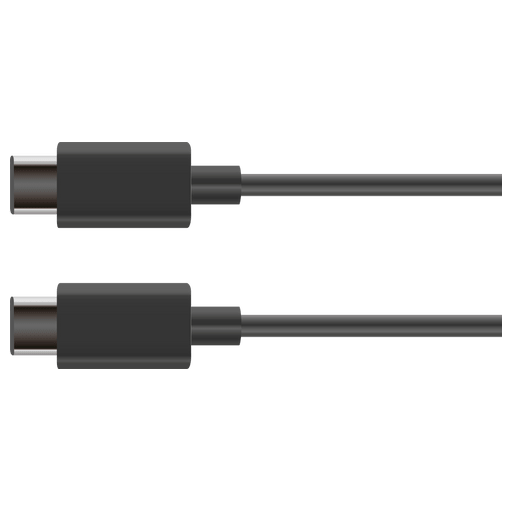 itStyle Ladekabel USB C on USB C 1m Schwarz