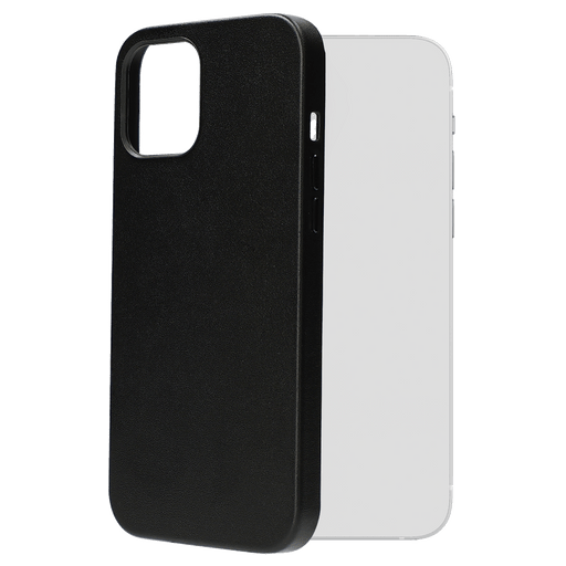 itStyle Premium iPhone 12/12 Pro Leder-Handyhülle mit MagSafe Schwarz