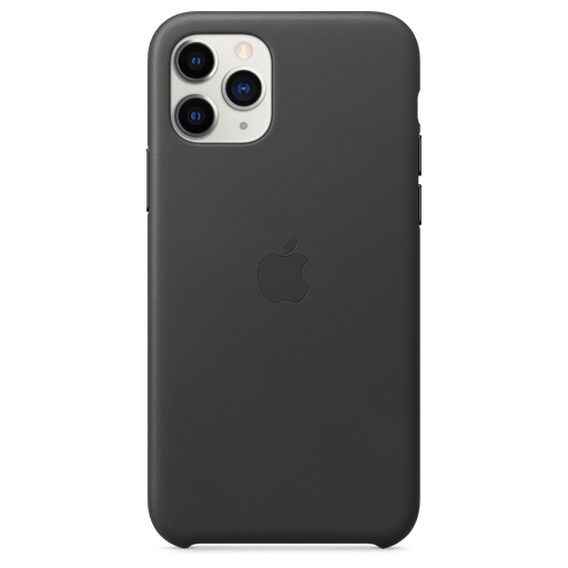 Apple iPhone 11 Pro Handyhülle Leder Schwarz