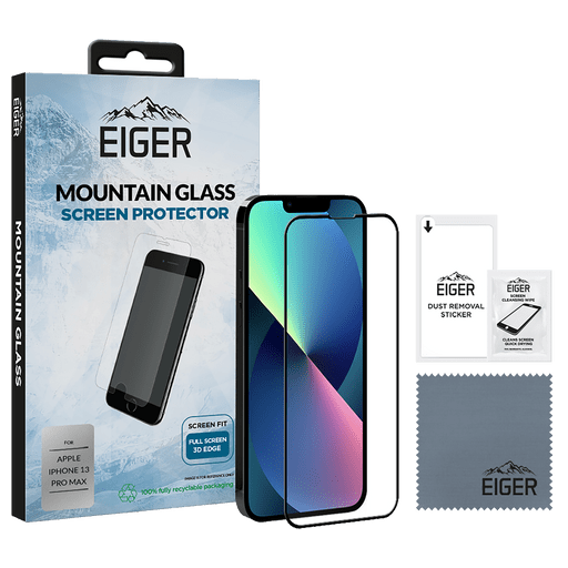 Eiger iPhone 14 Plus/13 Pro Max Display-Schutzfolie 3D Glas