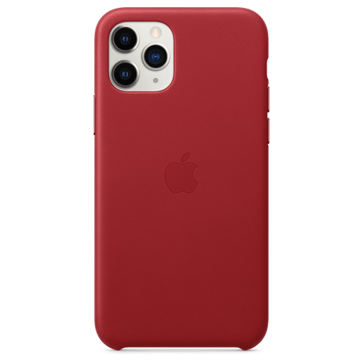 Apple iPhone 11 Pro Handyhülle Leder Rot