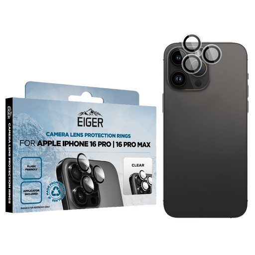 Eiger iPhone 16 Pro/16 Pro Max Kameralinsen-Schutzring