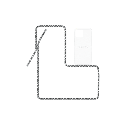 Urbany's Urbany's Necklace Case iPhone 12 Pro Max Flashy Silver Trans