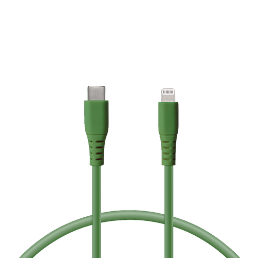 itStyle Ladekabel Lightning zu USB C (1m) Grün