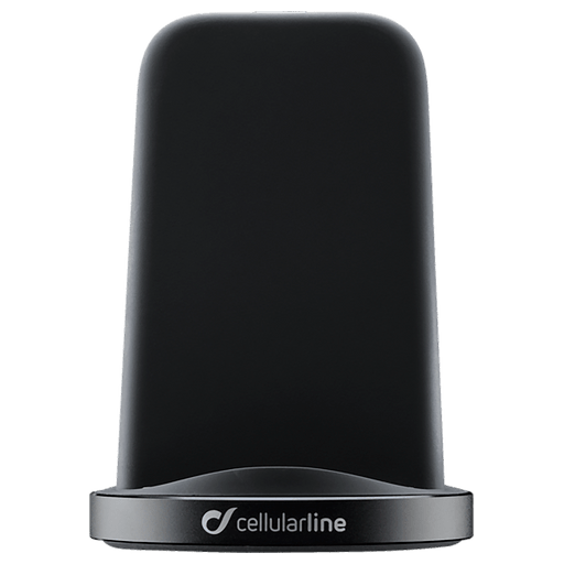 cellularline Wireless Handy Ladegerät Stand Fast Charging Schwarz