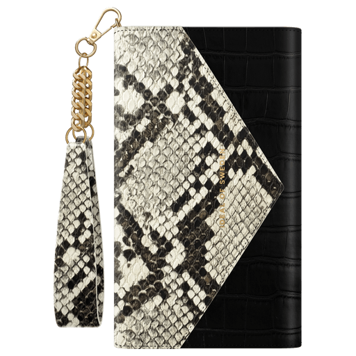 iDeal of Sweden iPhone 12/12 Pro Clutch Midnight Python