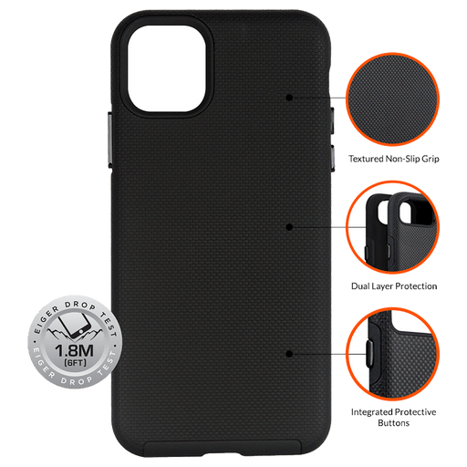 Eiger iPhone 11 Pro North Handyhülle Schwarz