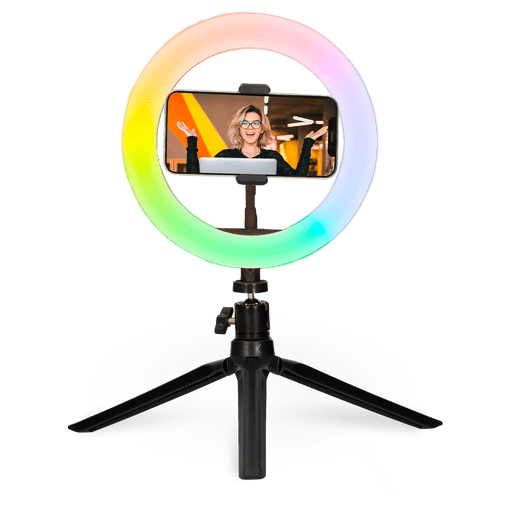 KSIX Selfie Studio Stand mit LED Ring