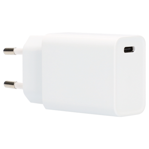 itStyle Basic Ladegerät 220V USB C zu Lightning 20W separates Kabel Weiss