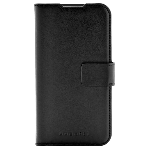 Bugatti iPhone 13 Pro Handyhülle Leder Schwarz