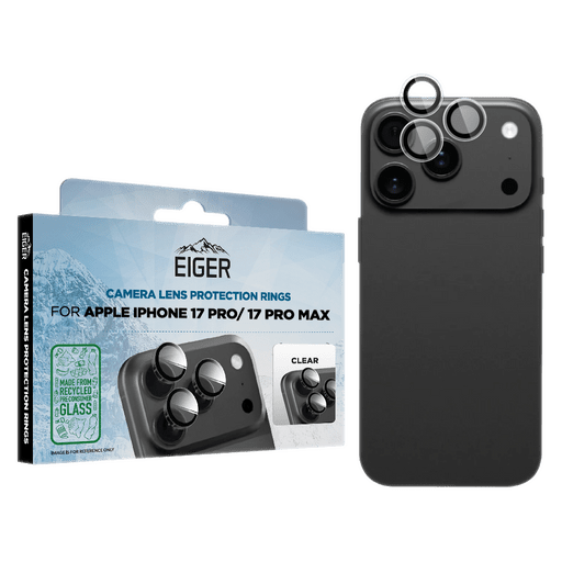 Eiger iPhone 17 Pro/17 Pro Max Kameralinsen-Schutzring