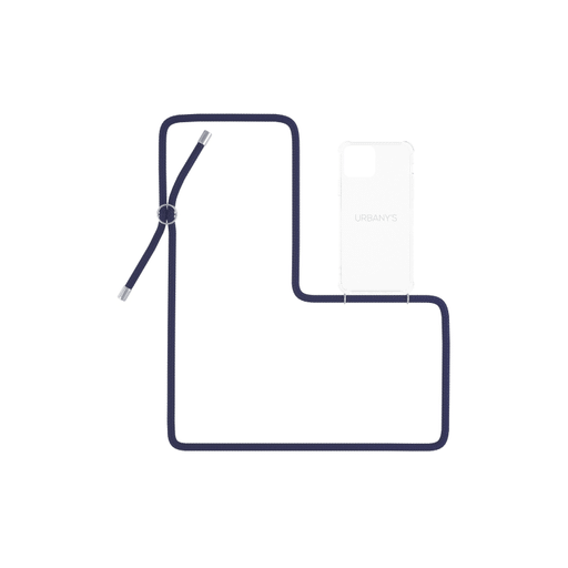 Urbany's Urbany's Necklace Case iPhone 12 / 12 Pro Deep Sea Transpare