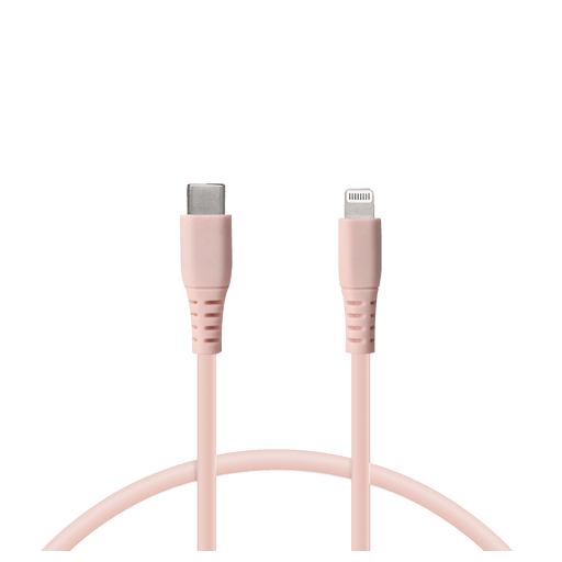 itStyle Ladekabel Lightning zu USB C (1m) Pink