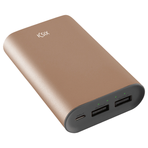 KSIX Powerbank 6000 mAh Micro USB Gold Gold