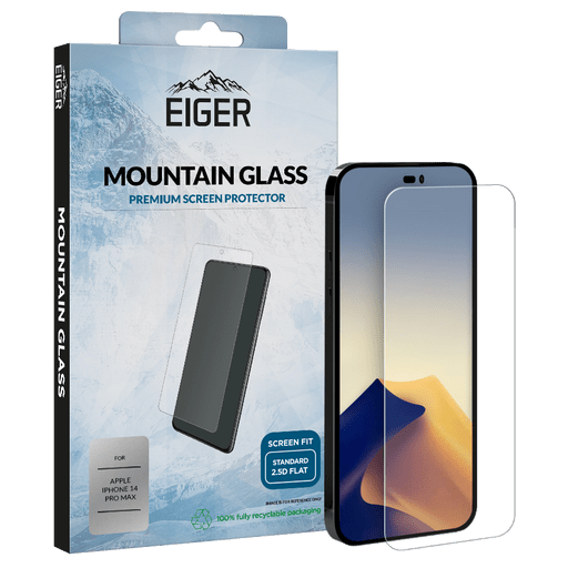Eiger iPhone 14 Pro Max 2.5D Display-Schutzglas