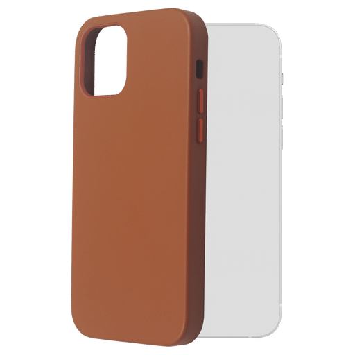 itStyle Premium iPhone 12/12 Pro Leder-Handyhülle mit MagSafe Braun