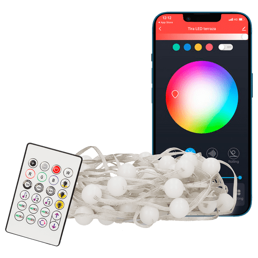 KSIX LED Color Lichterkette 10m