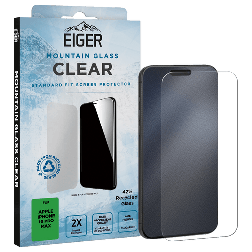 Eiger iPhone 16 Pro Max Fit Display-Schutzglas