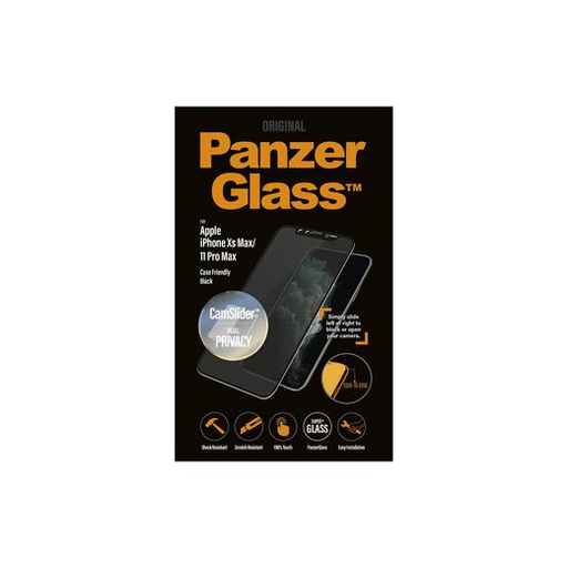 Panzer Glass iPhone 11 Pro Max Display-Schutzfolie Privacy Cam Slider schwarz Schwarz