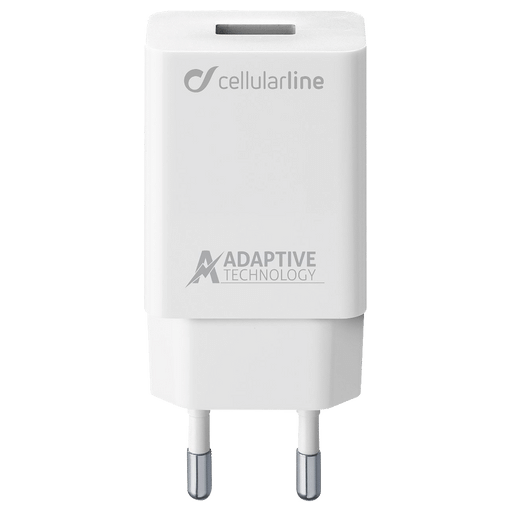 cellularline Ladegerät 220V Micro USB Weiss ohne Kabel Weiss