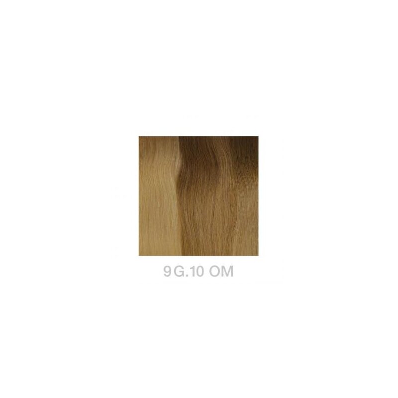 Balmain Tapeextensions 40cm 9G.10 OM Light Gold Blond Ombre 2Stück