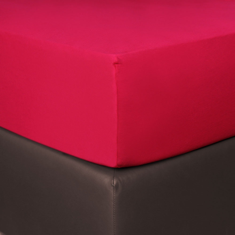 BETTWARENSHOP Spannbettlaken »Boxspring«, (1 St.), Spannbettlaken in verschiedenen Grössen erhältlich, Premium-Bettlaken mit 160g/m² Flächengewicht, 97% Baumwolle, Bettlaken aus Jersey, für hohe Matratzen und Boxspringbetten geeignet